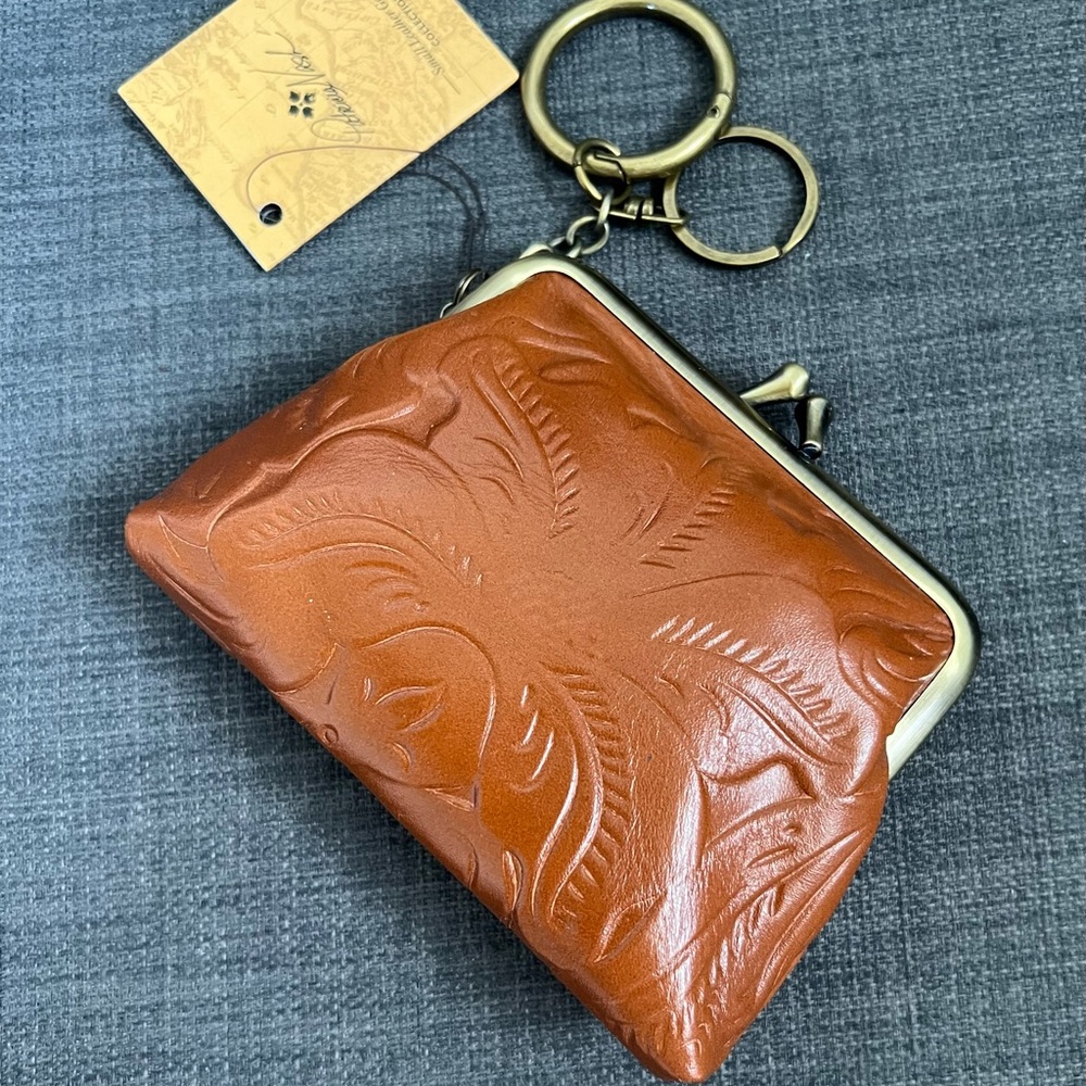 NWT PATRICIA NASH LARGE BORSE WALLET CREDIT CARD HOLDER COIN PURSE